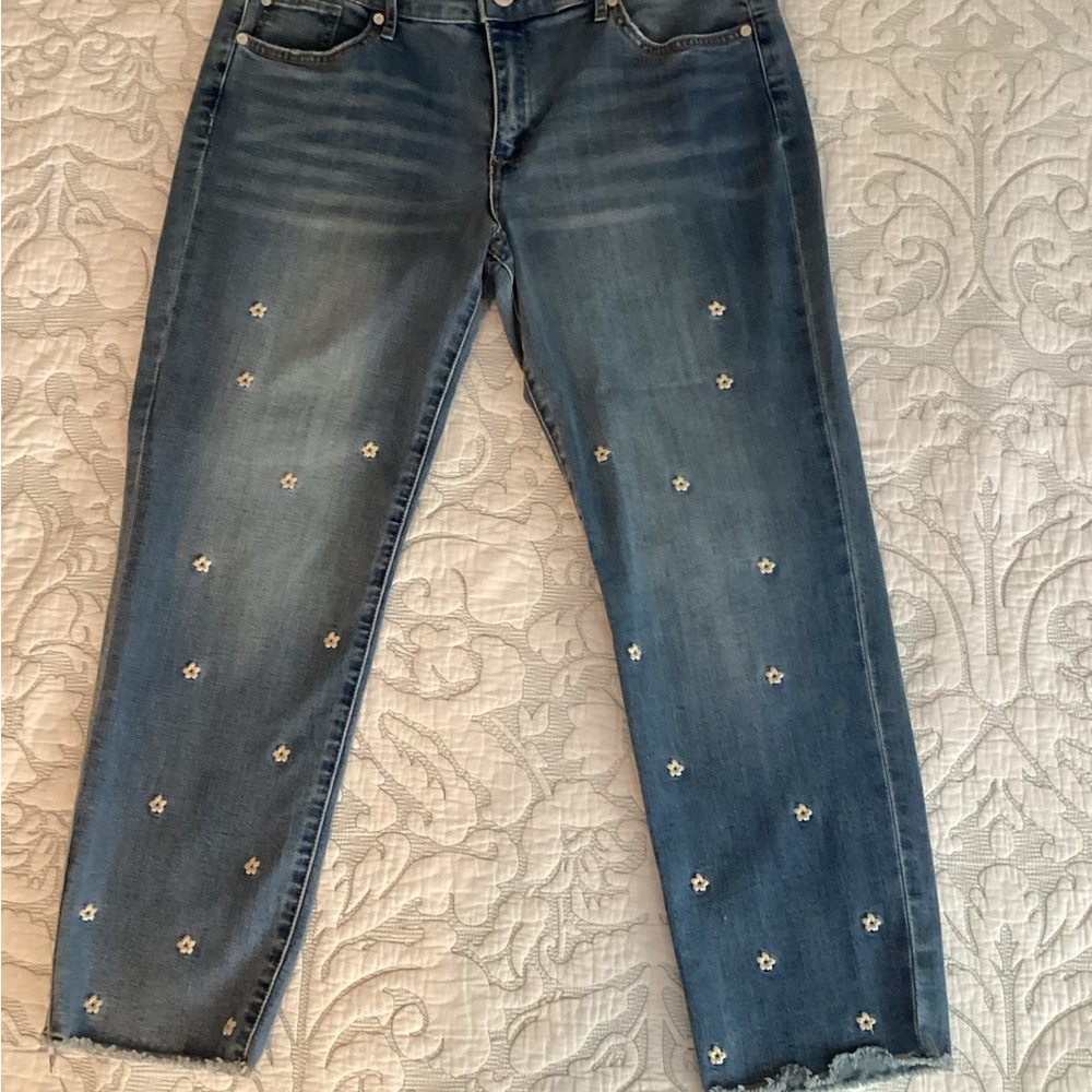 Code Bleu Cropped Jeans Sz 10